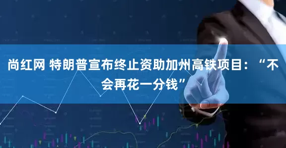 尚红网 特朗普宣布终止资助加州高铁项目：“不会再花一分钱”