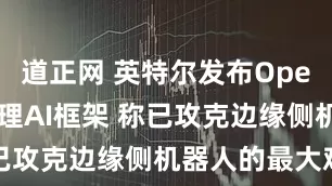 道正网 英特尔发布OpenVINO物理AI框架 称已攻克边缘侧机器人的最大难点